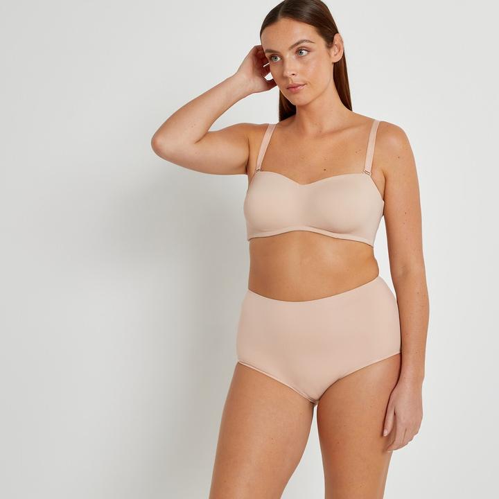 Produktbild La Redoute Collections Bandeau-BH aus Mikrofaser (100 C)