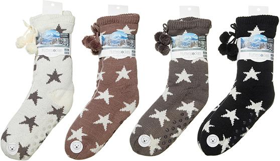 Immagine prodotto Sombo Calze comode da donna Star Pom Pom (36 - 41)