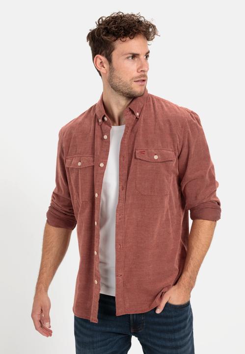 Actual product image Camel Active Regular fit long sleeve shirt in corduroy (XL)