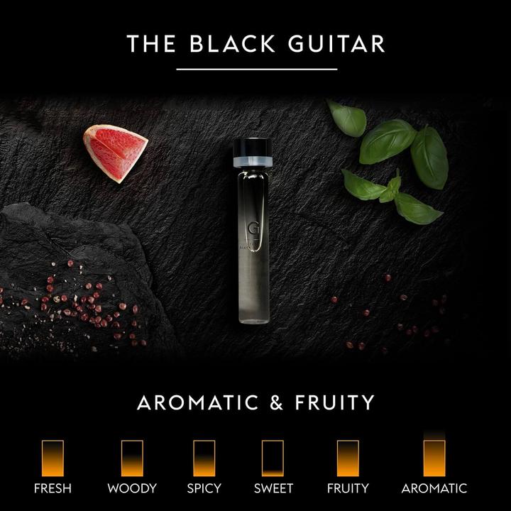 Produktbild Gammon 9458 Black Notes Parfum Starter-Set G (2x20 ml), das aromatisch-fruchtige BLACK GUITAR Herren (Eau de Parfum, 40 ml)