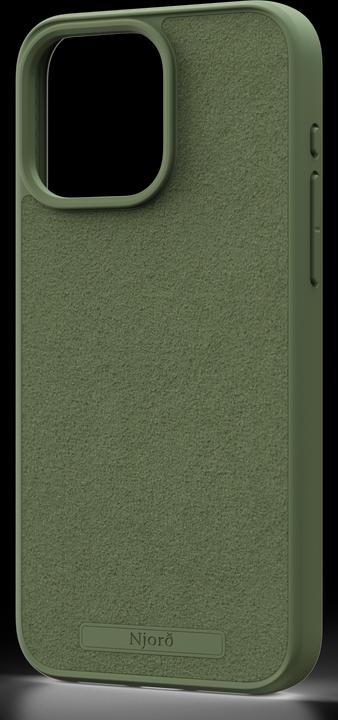 Produktbild Njord Suede MagSafe Case for iPhone 15 Pro Max, Olive (Apple iPhone 15 Pro Max)