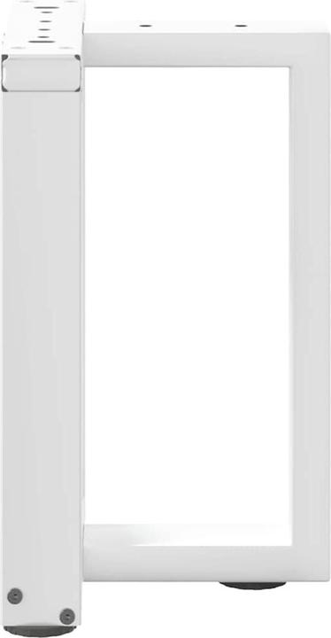 Produktbild VidaXL Couchtischbeine T-Form 2 Stk. Weiss 38x25x(42-43) cm Stahl Tischbein