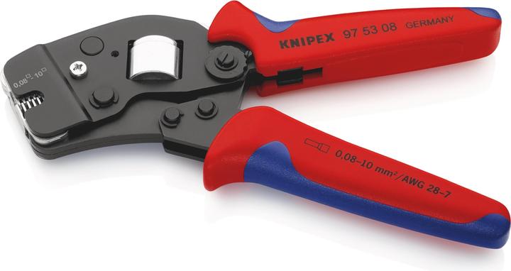 Image du produit Knipex Pince à sertir auto-ajustable pour embouts de câble (190 mm)