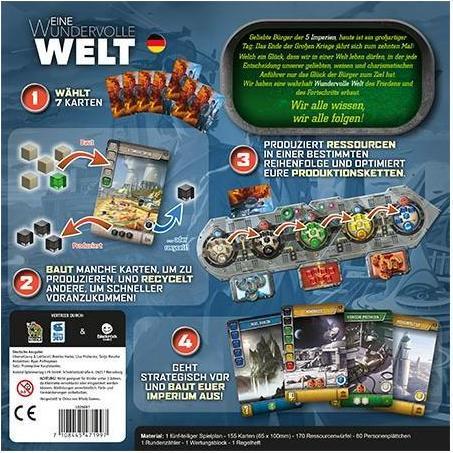 Produktbild 1025087 - Eine wundervolle Welt - Kartenspiel, für 1-5 Spieler, ab 14 Jahren (DE-Ausgabe) (Deutsch)