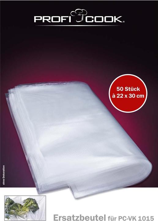 Actual product image Proficook Vacuum bag (50 x)