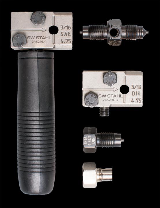 Produktbild SW-Stahl 24529L Mechanisches Bördelgerät für SAE und DIN, 4,75 mm (3/16") Bremsleitungen