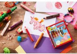 Immagine prodotto Magni STABILO Buntstifte woody 3in1 Tiger Design 6 Stück mit Spitzer (Assortito, 6 x)