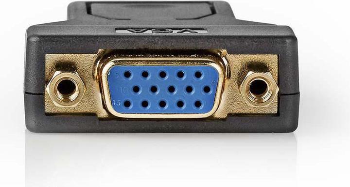 Produktbild Nedis DisplayPort - VGA Adapter, DisplayPort Stecker - VGA Buchse, vergoldet, ABS (VGA)