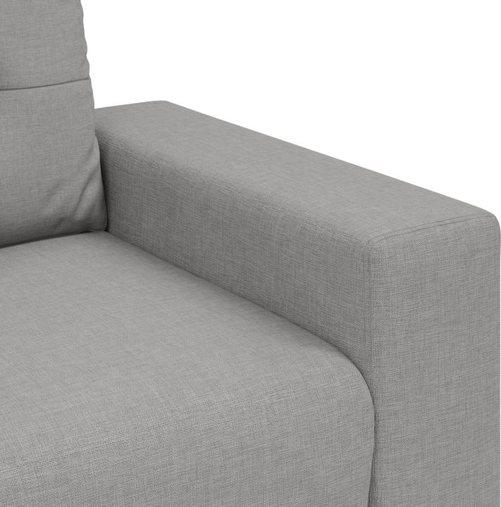 Produktbild VidaXL Sofa 3-Sitzer Wolkengrau 180 cm Stoff (3-Sitzer)
