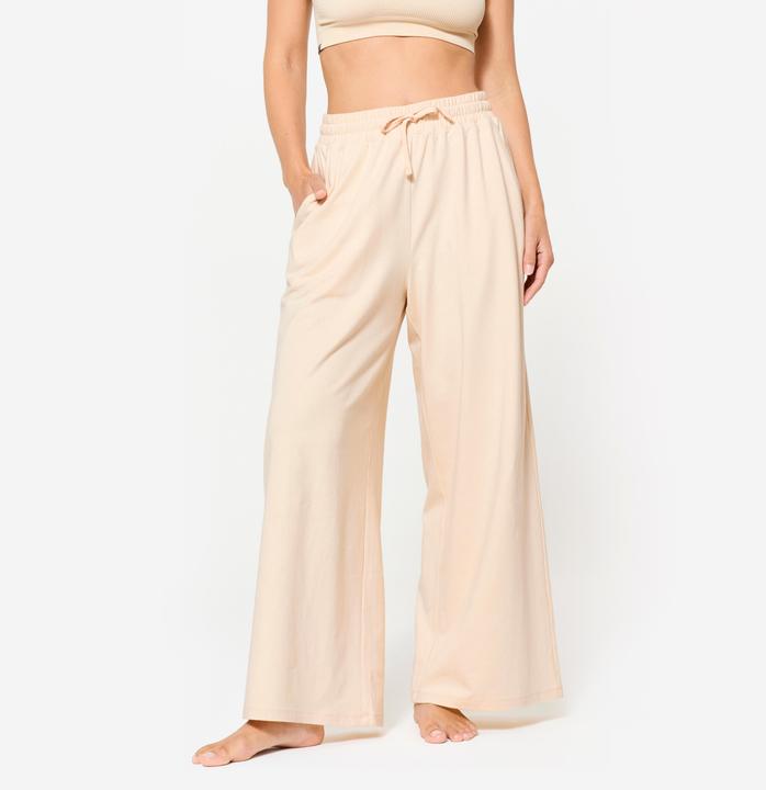 Image du produit Domyos Pantalon ample Fitness Femme - 520 Blanc Coquille (W26/L30)