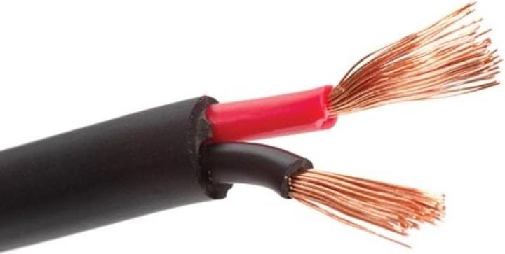 Actual product image Cables PROFESSIONAL SPEAKER WIRE - BLACK - 2 x 4.00 mm² - 100 m (100 m, 4 mm²)