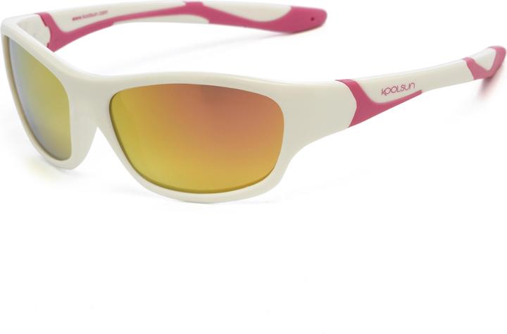 Koolsun Sport White Hot Pink Kinder-Sonnenbrille