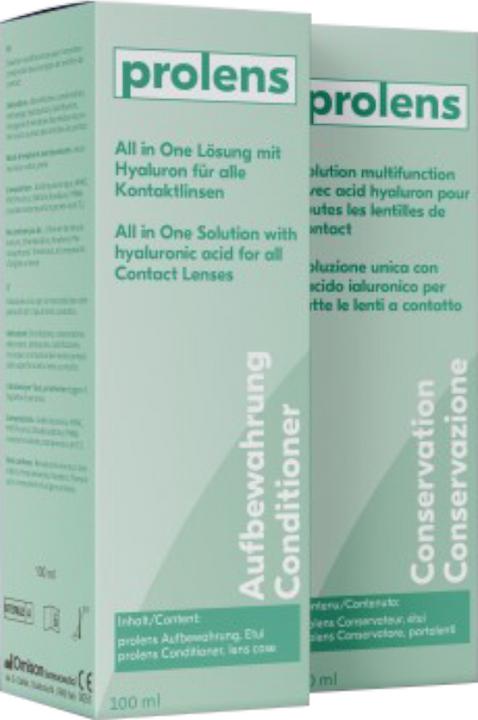 Actual product image Prolens Storage All in One Solution with Hyaluron (All in One solution, 100 ml)