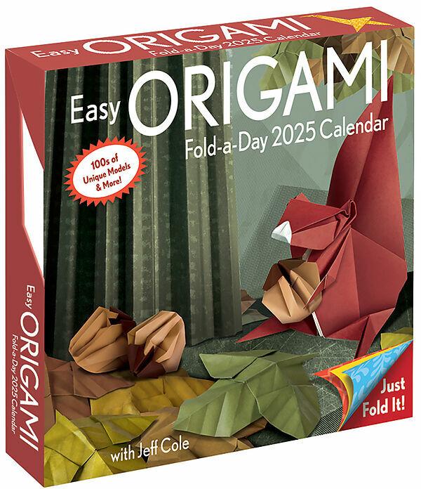 Actual product image Easy Origami 2025 Fold-A-Day Calendar (23 x 17 cm, English)