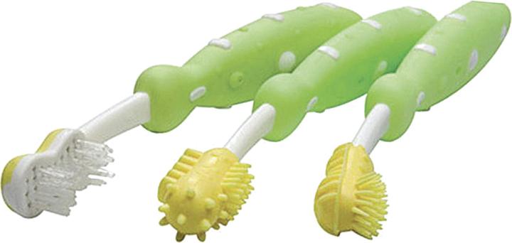 Image du produit Nuby Entraîneur de brosse à dents, lot de 3 (Souple, 1 x)