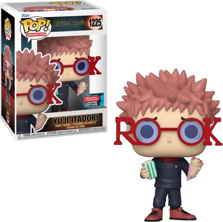 Image du produit Funko POP! Jujutsu Kaisen Yuji Itadori avec Lunettes (Tourist) Exclusive Fall Convention 2022