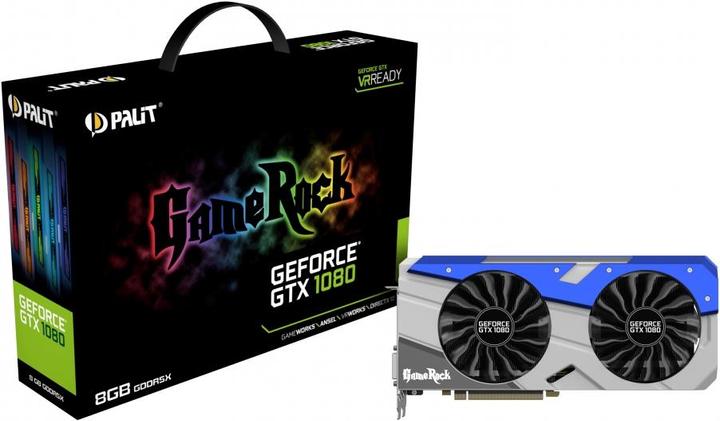 Produktbild Palit GeForce GTX 1080 GameRock (8 GB)