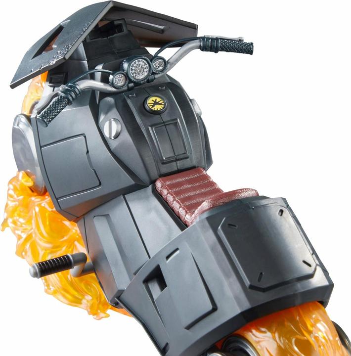 Produktbild Hasbro Marvel 85th Anniversary Marvel Legends Actionfigur mit Fahrzeug Ghost Rider 15 cm