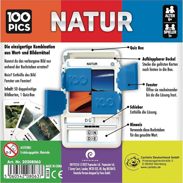 Image du produit 100 Pics PICS Nature (Allemand)