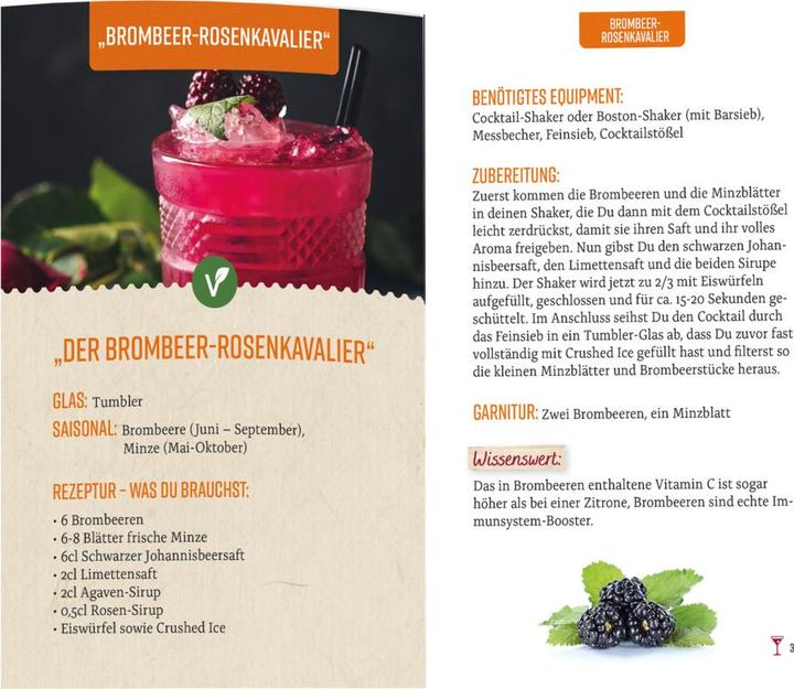 Produktbild Natürlich geniessen: Alkoholfreie Cocktails (Deutsch, Sara Thaiphakdi, 2022)