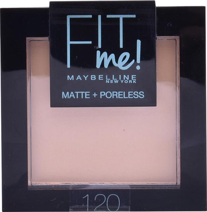 Maybelline New York Maybelline - Fit Me Matte Poreless Pressed Powder Face Matting Pudding In Compact 120 Classic Ivory (120 Classic Ivory)