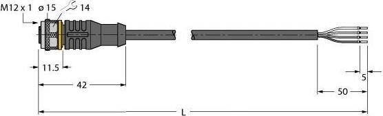 Image du produit Turck Actuateur- (2 m)