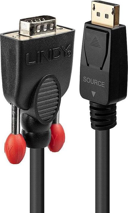 Lindy DisplayPort — VGA (2 m, DisplayPort, VGA)