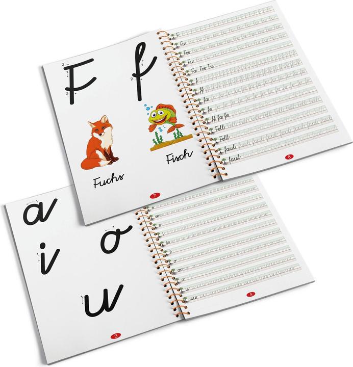 Produktbild Schreibathlet Schulheft Schreibpilot DIN-A4 Schreibschrift (A4, Gepunktet, Weicher Einband)