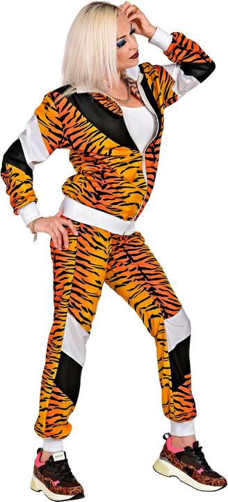 Produktbild Widmann 80er Jahre Retro Trainingsanzug Tigerprint (S)
