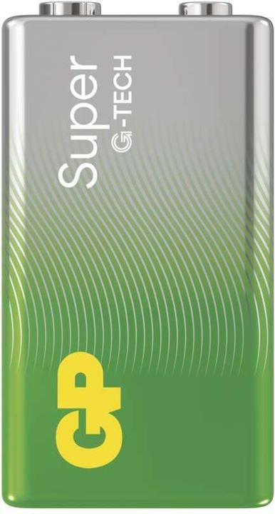 Actual product image GP Batteries GP Super Alkaline 9V-Block 6LR61 Neu 0301604AETA-B1 (1 pcs., AA)