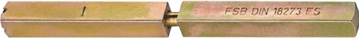 FSB Goupille anti-panique 05 0125 Carré 9 x 146 mm Goupille pleine divisée (Poignée de porte)