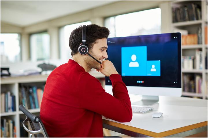 Produktbild Jabra Evolve 65 Duo MS (Kabellos, USB Typ-B)