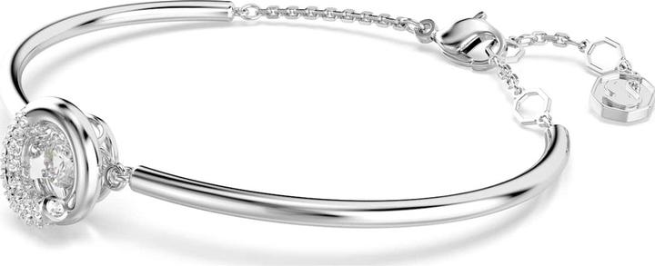 Produktbild Swarovski Dextera Armreif Rundschliff Weiss Rhodiniert (Swarovski Metall)