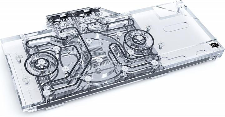 Alphacool Ice Block Aurora Acrylic GPX-A Radeon RX 6800/6800XT/6900XT Reference con piastra posteriore