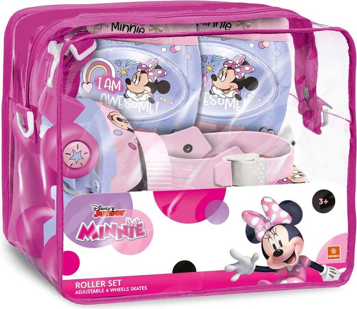 Mondo Disney Minnie Rollschuhe mit Schutzset (22, 23, 24, 25, 26, 27, 28, 29)