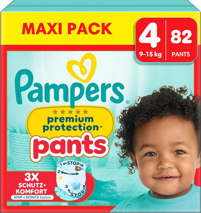 Produktbild Pampers Premium Protection Pants (Gr. 4, Halbmonatsbox, 82 Stück)