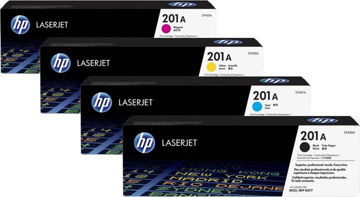 Image du produit HP Original 201A / CF400A SET Set avec les quatre couleurs (M, C, CF, Y)