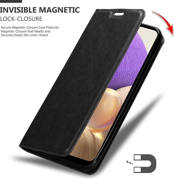 Produktbild Cadorabo Book Invisible Magnet Cover (Samsung Galaxy A32 5G)