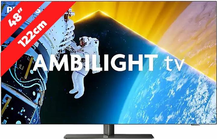 Image du produit Philips TV 48OLED849/12 48 pouces 4K Ambilight (48", OLED, 4K, 2023)