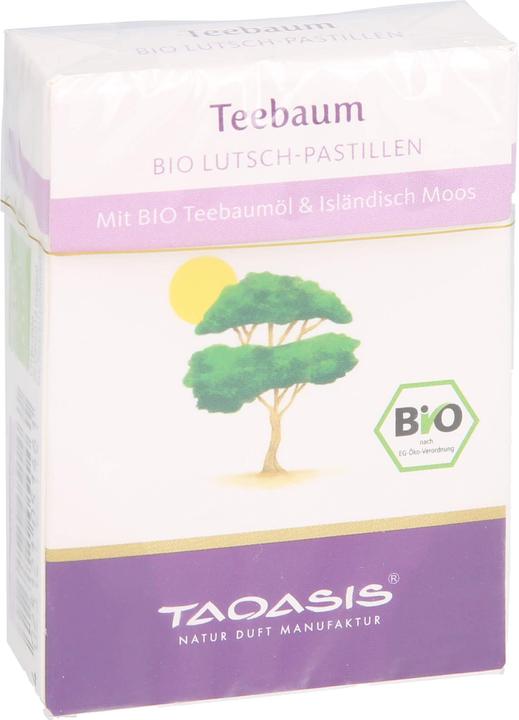 Actual product image Taoasis Tea tree organic pastilles (1 Piece, Pastilles, 30 g)