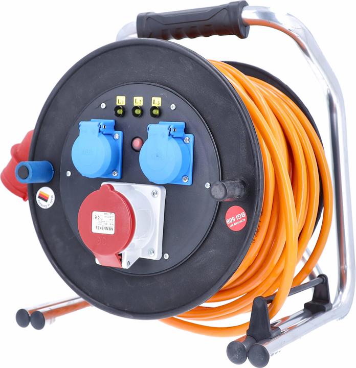 Produktbild As - Schwabe Hartgummi CEE Kabeltrommel (40 m, 1.50 mm²)