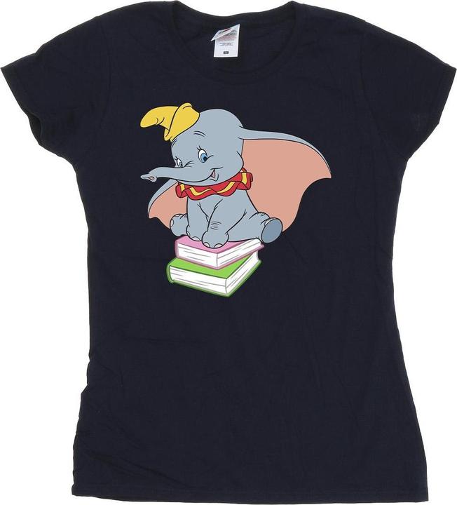 Disney Dumbo Sitting On Books TShirt (M)