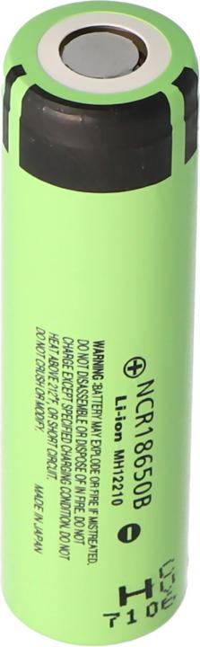 Produktbild AccuCell Akku 4x Panasonic 18650 Li-ion und 4fach Li-ion Schnell-Ladegerät (4 Stk., 18650, 3400 mAh, Ladegerät inkl. Akku)