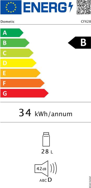 Energie-Label Dometic Cfx-28 (26 l)