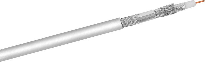 Goobay 120 dB Koax-Antennenkabel, 4x geschirmt, CCS, 500 m, Weiss, 500 m (120 dB, Antennenkabel)