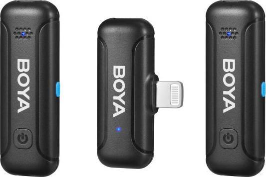 Actual product image Boya BY-WM3T-D2 - Kit for Lightning 2 x Transmitter / 1x Receiver / 1x Case (BY-WM3T-D2)