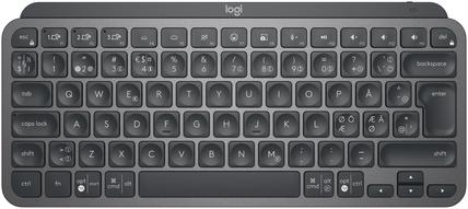 Image du produit Logitech MX Keys Mini for Business, Mini, RF sans fil + Bluetooth, Commutateur de touche « ciseaux » (ING. Int., Sans fil)