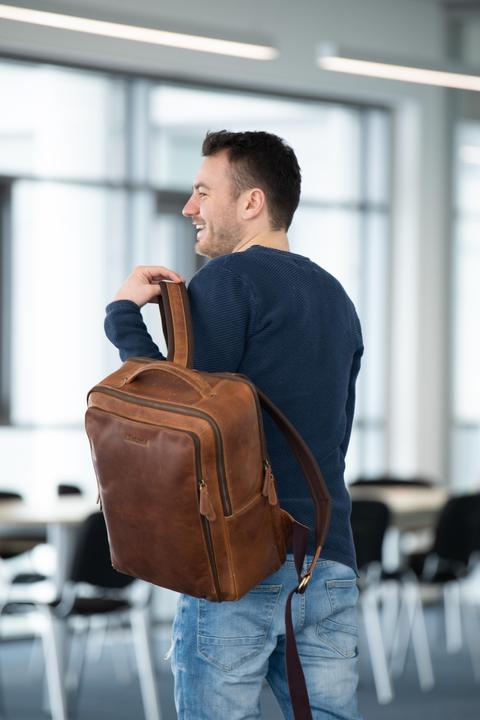 Actual product image Betzold Teacher backpack Jumba leather (20 l)