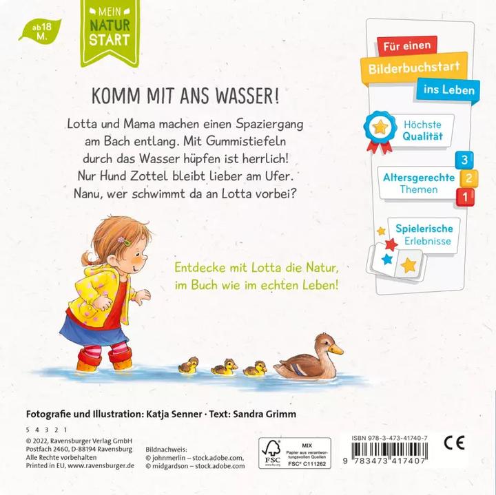 Actual product image Ravensburger Lotta entdeckt die Welt: Am Wasser (German, Sandra Grimm, 2022)