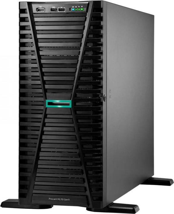 Productafbeelding HPE ProLiant ML110 Gen11 Toren Xeon-B 3508U 8-Core 2,1GHz 1x32GB-R 4xLFF Hot Plug 2x2TB HDD VROC 2x1 (32 GB, Torenserver)